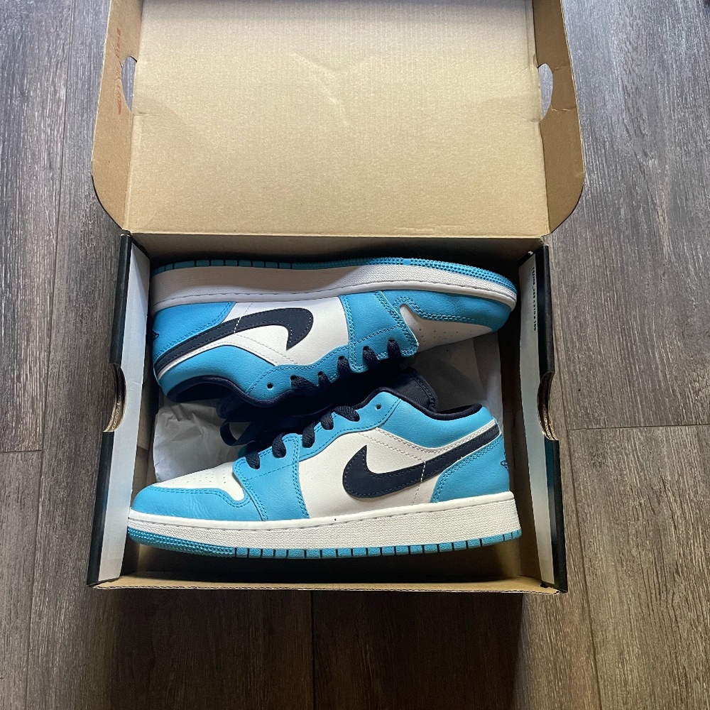 Jordan 1 low Navy/Baby Blue Sbs